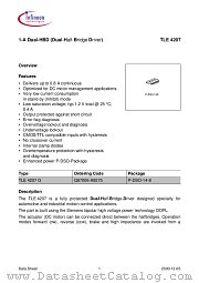 TLE4207G datasheet pdf Infineon