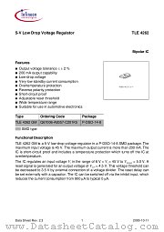 TLE4262 datasheet pdf Infineon