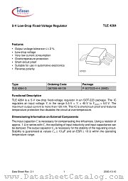 TLE4264 datasheet pdf Infineon