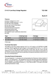TLE4266 datasheet pdf Infineon