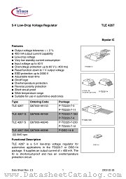 TLE4267 datasheet pdf Infineon