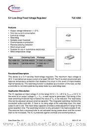 TLE4268 datasheet pdf Infineon