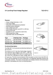TLE4271-2 datasheet pdf Infineon