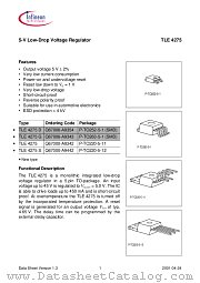 TLE4275D datasheet pdf Infineon