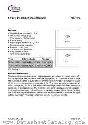 TLE4279 datasheet pdf Infineon
