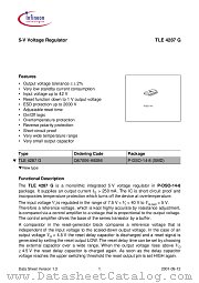 TLE4287G datasheet pdf Infineon