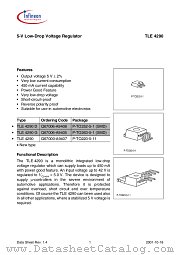 TLE4290 datasheet pdf Infineon