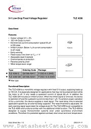 TLE4299 datasheet pdf Infineon