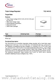 TLE4418 datasheet pdf Infineon