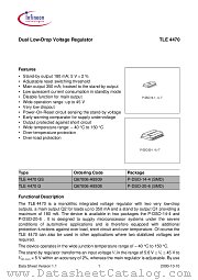 TLE4470 datasheet pdf Infineon