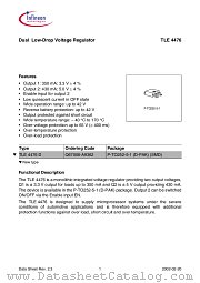TLE4476 datasheet pdf Infineon