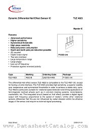 TLE4923 datasheet pdf Infineon