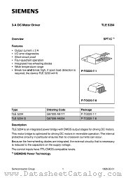 TLE5204 datasheet pdf Infineon