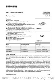 TUA2009X datasheet pdf Infineon