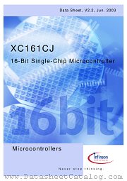 SAF-XC161CJ-16FF datasheet pdf Infineon