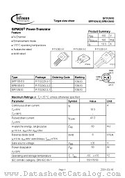SPP10N10 datasheet pdf Infineon