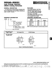 IH5049 datasheet pdf Intersil