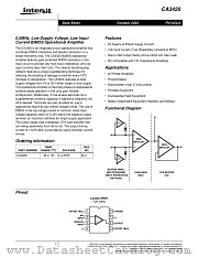 CA3420A datasheet pdf Intersil