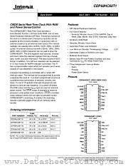 CDP68HC68T1 datasheet pdf Intersil