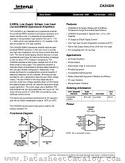 CA5420A datasheet pdf Intersil