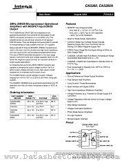 CA5260 datasheet pdf Intersil