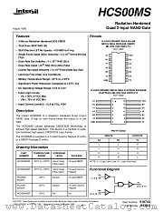 HCS00MS datasheet pdf Intersil