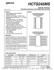 HCTS245MS datasheet pdf Intersil