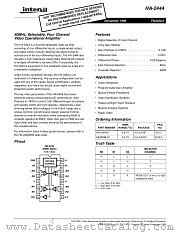 HA-2444 datasheet pdf Intersil