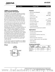 HA-5020 datasheet pdf Intersil