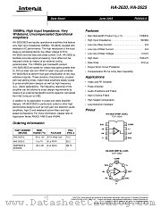 HA-2626 datasheet pdf Intersil