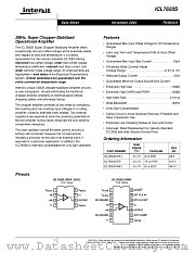 ICL7650S datasheet pdf Intersil
