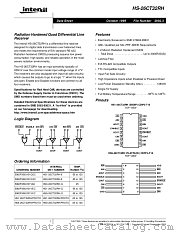 HS-26CT32RH datasheet pdf Intersil