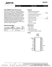 HI-5701 datasheet pdf Intersil
