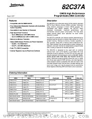 HS-82C37RH datasheet pdf Intersil