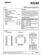 82C82 datasheet pdf Intersil