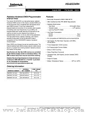HS-82C54RH datasheet pdf Intersil