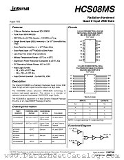 HCS08MS datasheet pdf Intersil
