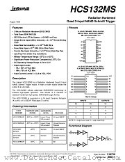 HCS132MS datasheet pdf Intersil