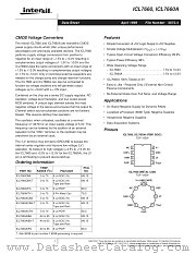ICL7660A datasheet pdf Intersil