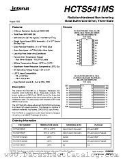 HCTS541MS datasheet pdf Intersil
