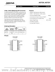 AD7521 datasheet pdf Intersil
