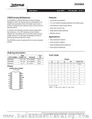 DG508A datasheet pdf Intersil
