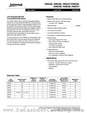 HIN236 datasheet pdf Intersil