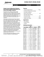HI-547 datasheet pdf Intersil