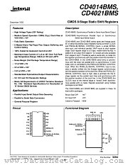 CD4021BMS datasheet pdf Intersil