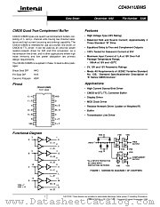CD4041BMS datasheet pdf Intersil