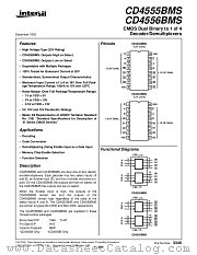 CD4555BMS datasheet pdf Intersil