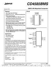 CD4585BMS datasheet pdf Intersil