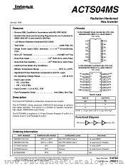 ACTS04MS datasheet pdf Intersil