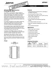 HIP4081 datasheet pdf Intersil